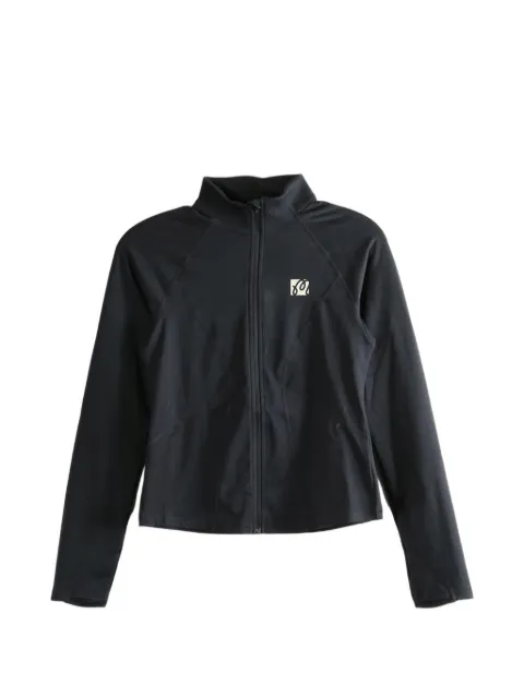 Malbon Golf Rue zip long-sleeves jacket Black MW0203