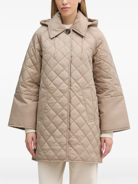 Barbour Cara quilted hooded coat Neutrals LQU1887