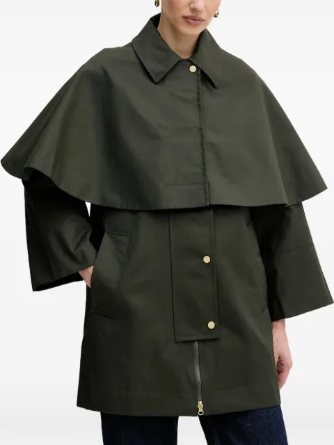Barbour Fia cape waterproof coat Green LSP0276