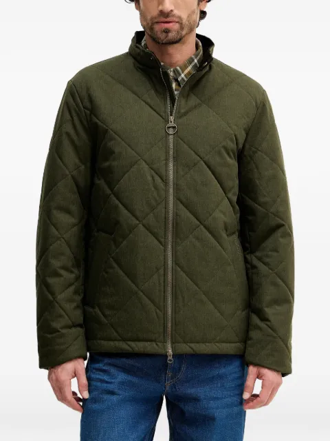 Barbour City Harrington quilted jacket Green MQU1885