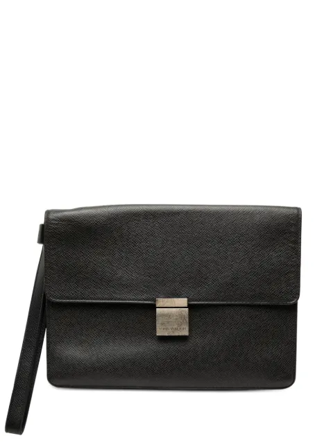 Louis Vuitton Pre-Owned 2002 Taiga Selenga clutch bag Black D1XF08Y4ARTYMW6Q