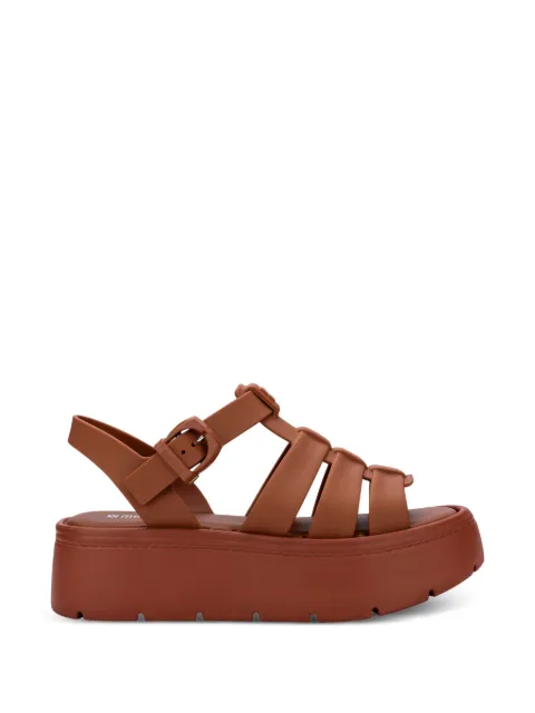 Melissa Up platform buckle sandals Brown 37065