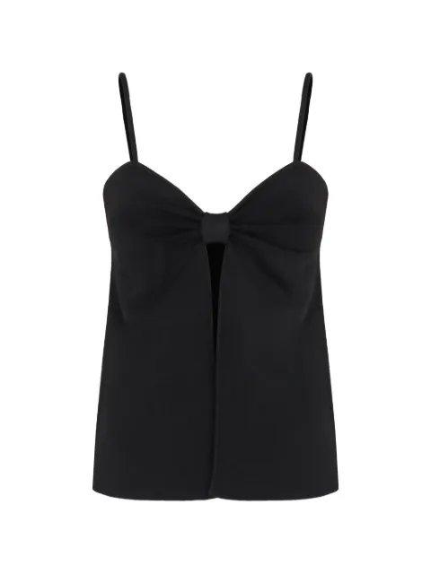 Cult Gaia Lennonheart-neckline top Black KD3998YN3041