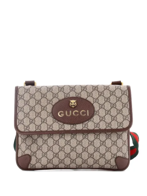 Gucci Pre-Owned Neo Vintage Flap Messenger GG Coated Canvas Medium crossbody bag Brown I6UXOIAXN44Q1FAT