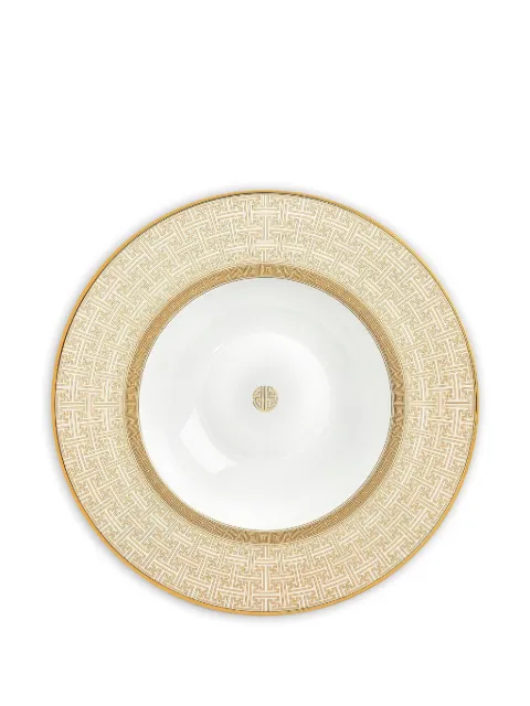 Shanghai Tang Tang Shou gold-trim plate White Z6AHB469GQ
