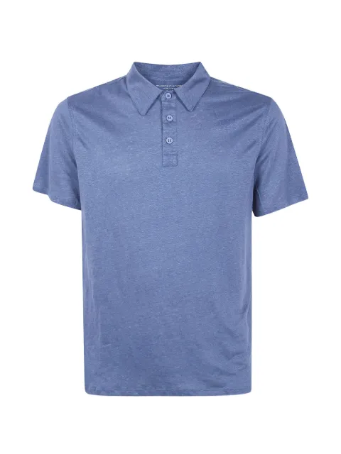 Majestic Filatures buttoned polo shirt Blue M011HPO089