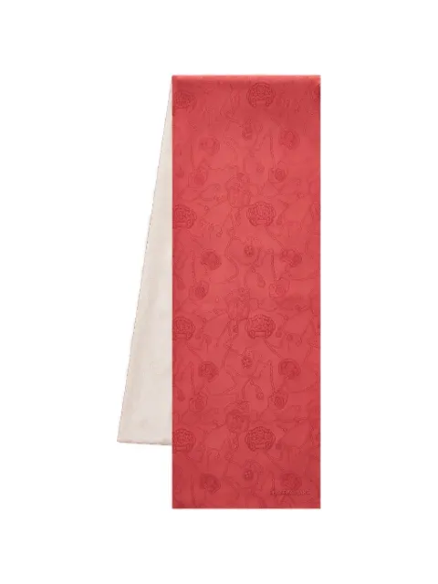 Shanghai Tang patterned scarf Red Z5AAS298DE
