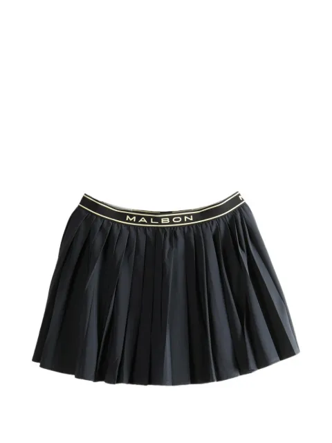 Malbon Golf Laurell pleated mini skirt Black MW0197
