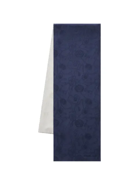 Shanghai Tang Tang rose chain tang scarf Blue Z5AAS298CW