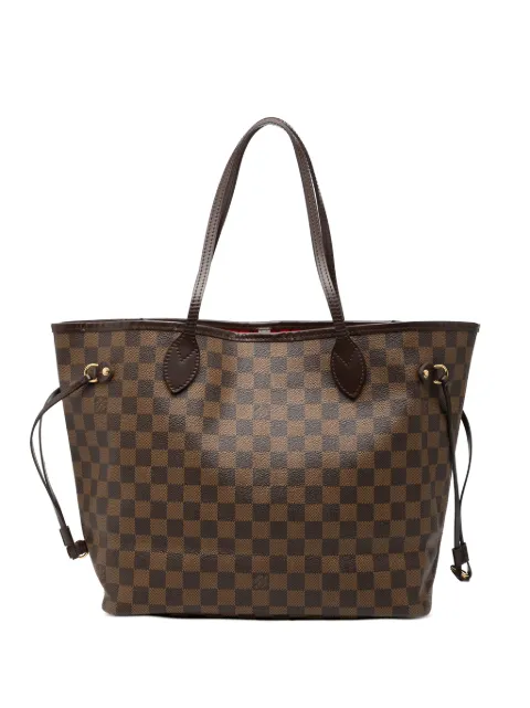 Louis Vuitton Pre-Owned 2008 Damier Ebene Neverfull MM tote bag Brown QMWTIK0PKNAYAWLN