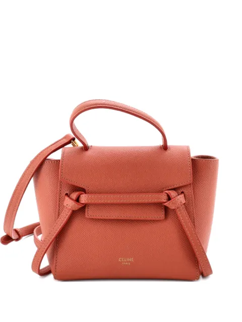 Celine Pre-Owned Belt Bag Textured Leather Pico shoulder bag Pink 357FO2T4QIEFOFO2
