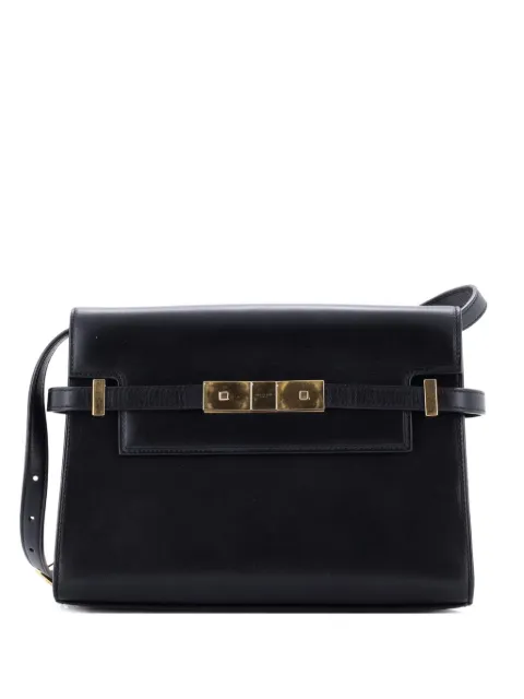 Saint Laurent Pre-Owned Manhattan Leather Small shoulder bag Black 2H4G9HEVFI76H2LE