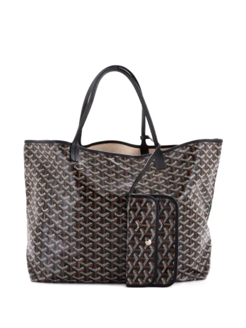 Goyard Pre-Owned Saint Louis Coated Canvas GM tote bag Black 0XNE5G0BN723RP82