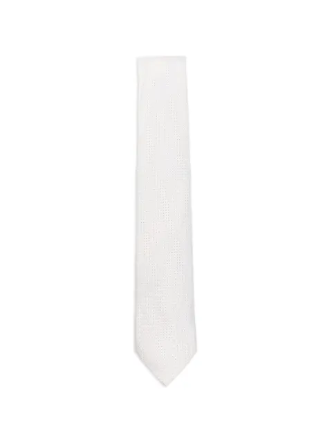 Giorgio Armani dotted tie Neutrals GM000802TE20427