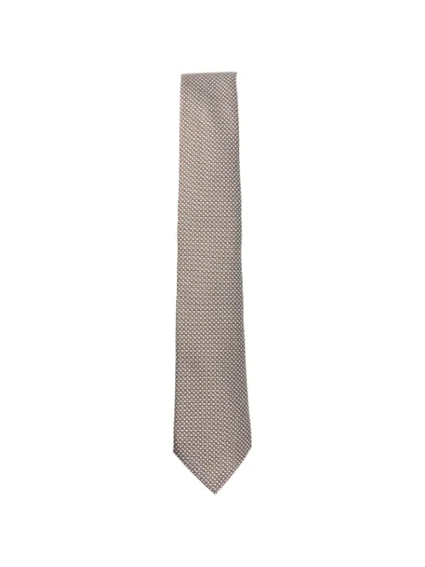 Giorgio Armani patterned tie Green GM000802TE20417