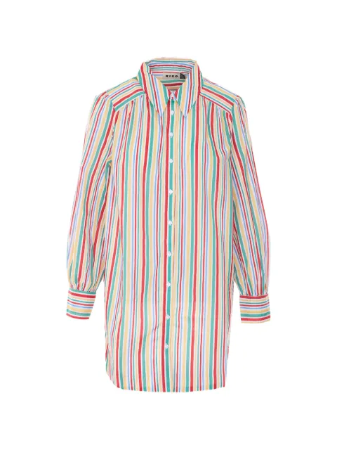 Rixo Ashlyinn striped long-sleeve shirt Neutrals 0594007553