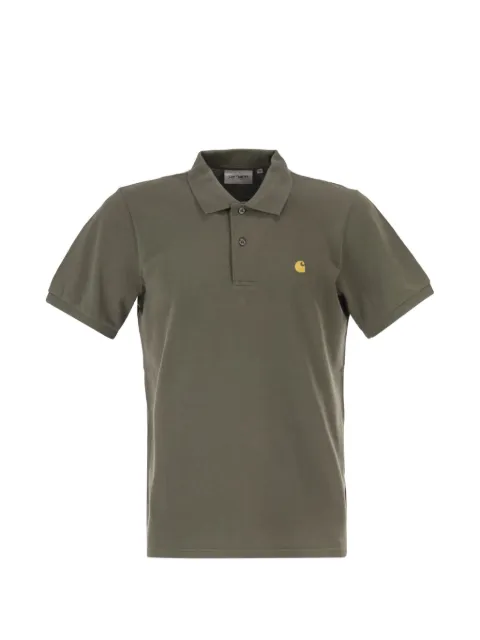 Carhartt WIP S/S Chase pique polo shirt Green I023807