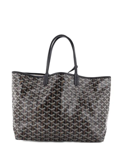 Goyard Pre-Owned Saint Louis Coated Canvas PM tote bag Black XNOB0F26MCOJJ9WR