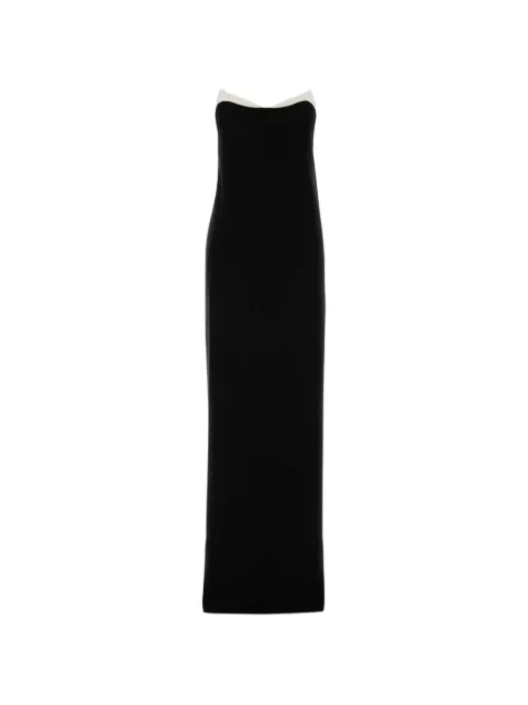 TOM FORD georgette stretch dress Black AB3623FAX187