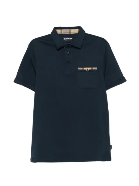 Barbour chest-pocket polo shirt Blue MML1496