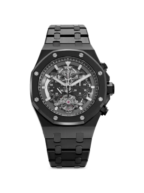 Audemars Piguet pre owned 2018 Royal Oak Tourbillo 44mm watch Black 26343CEOO1247CE01