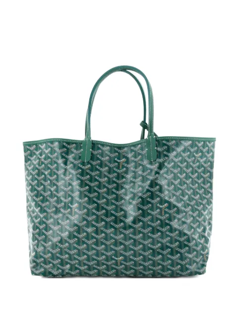 Goyard Pre-Owned Saint Louis Coated Canvas PM tote bag Green LIDDG57JYY6APIT7