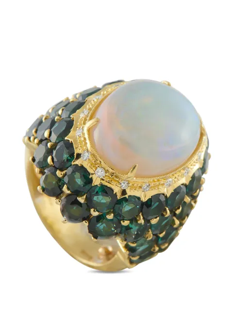 LB Exclusive opal and tourmaline ring Gold MF20011526