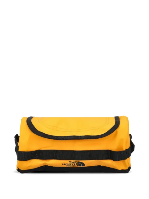 The North Face logo-print zip-around clutch bag Yellow NF0A52TG4WP1