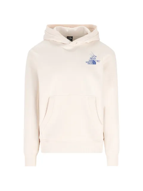The North Face graphic-print hoodie Neutrals NF0A8GB9