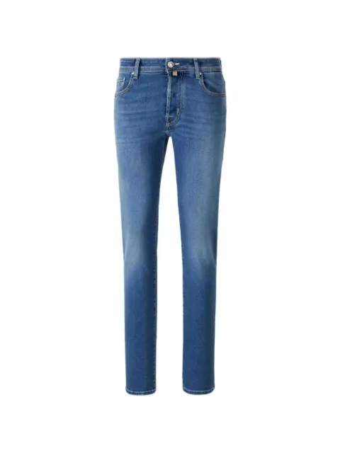 Jacob Cohën logo-patch jeans Blue JUMQE004P3621