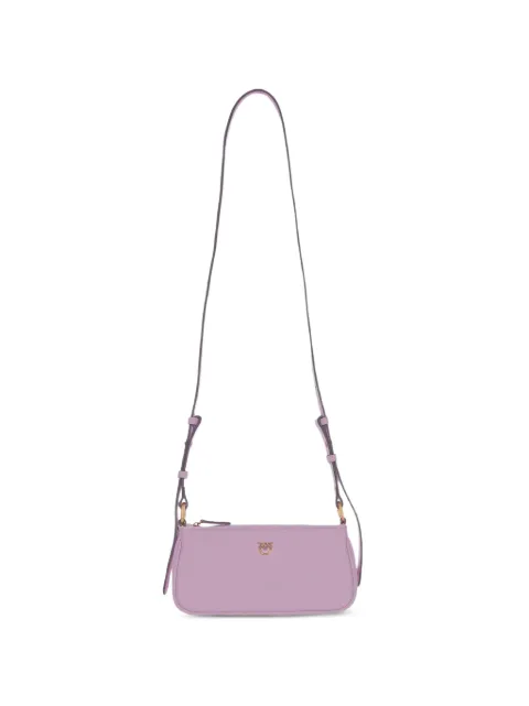 PINKO leather mini Half Moon crossbody bag Purple 105069A0QO