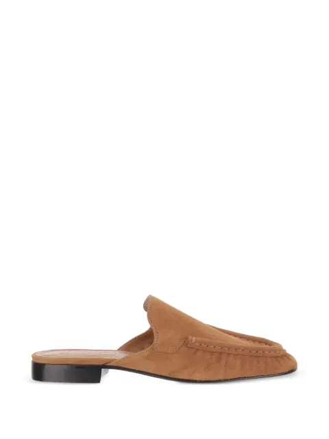 ARMARIUM leather flat mules Neutrals ARMTMSC18SU01034