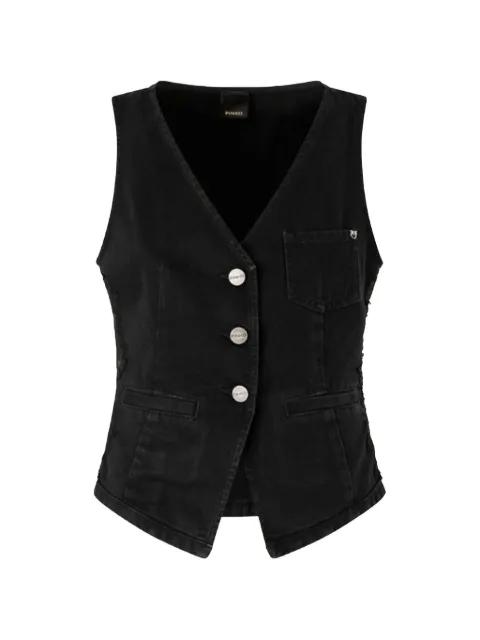 PINKO buttoned pocket waistcoat Black 106424A33V