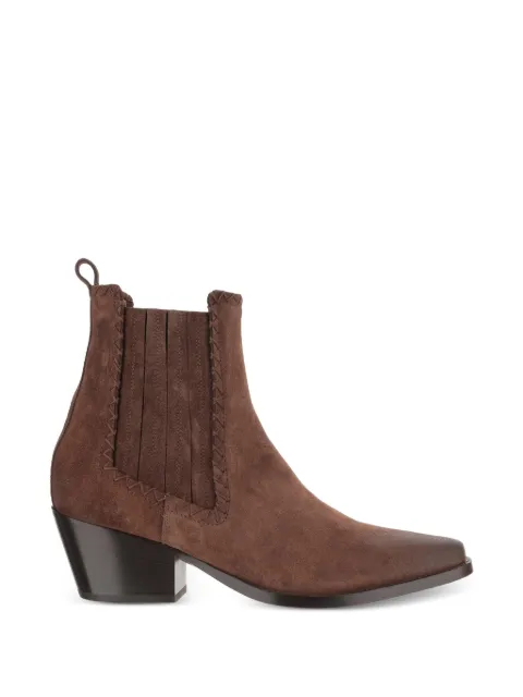 Sartore suede ankle boots Brown SR490404VELOURMUSTANG