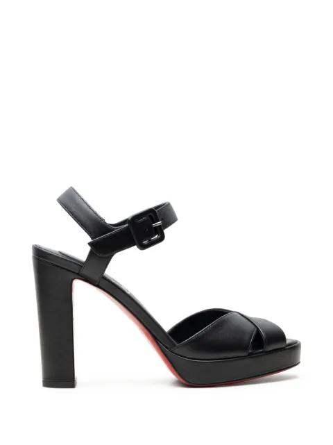 Christian Louboutin Cora crossover-strap platform sandals Black 1260779B439