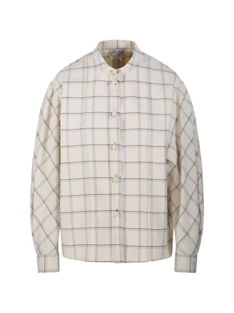 Forte Forte band-collar shirt Neutrals 14536MYSHIRT