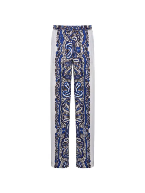 P.A.R.O.S.H. paisley trousers White SKINDYD232495