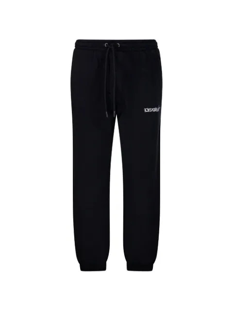Off-White Arrow drawstring track pants Black OMCH057S26FLE003