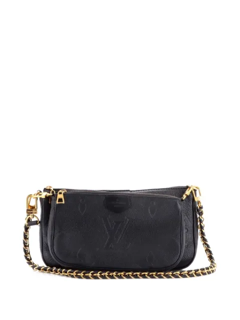 Louis Vuitton Pre-Owned Multi Pochette Accessoires Monogram Empreinte Giant crossbody bag Black U3QI2760B7RK9NLX