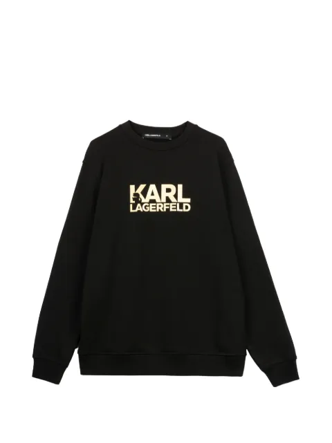 Karl Lagerfeld logo-print sweatshirt Black 705780561917