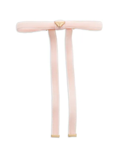 Prada Velvet hair clip Pink 1IF257068