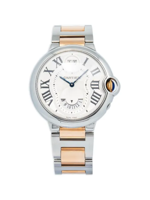 Cartier Ballon Bleu date window 36mm watch Silver 3194W6920027