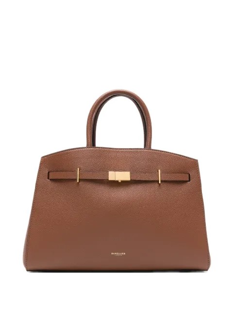 DeMellier Midi Hudson buckled tote bag Brown D111SGM321