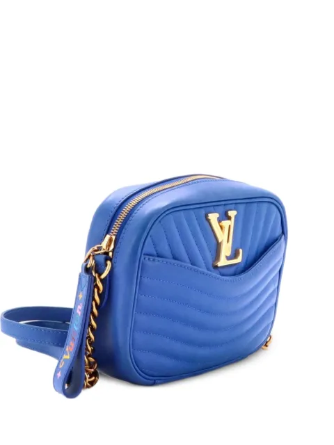 Louis Vuitton Pre-Owned New Wave Camera Bag Quilted Leather crossbody bag Blue RWLQTG5ZJJMKHWS5