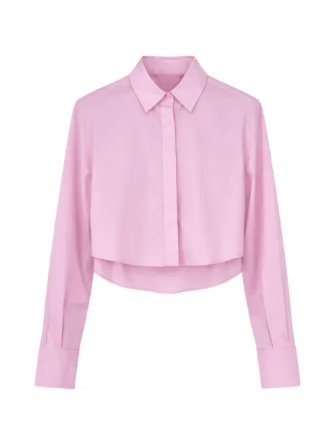 SIMKHAI Renata cropped shirt Pink 2262143T