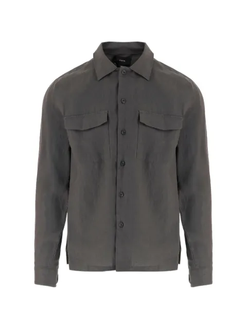 Vince linen pocket shirt Grey M15161606
