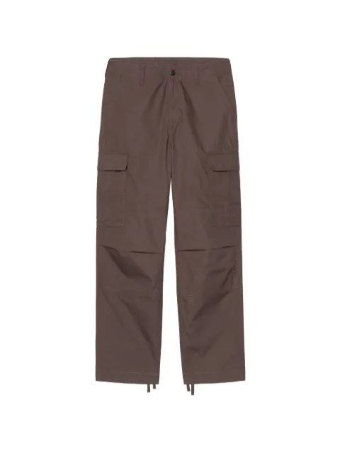 Carhartt WIP ankle-drawstring cargo pants Brown I0324673IS02