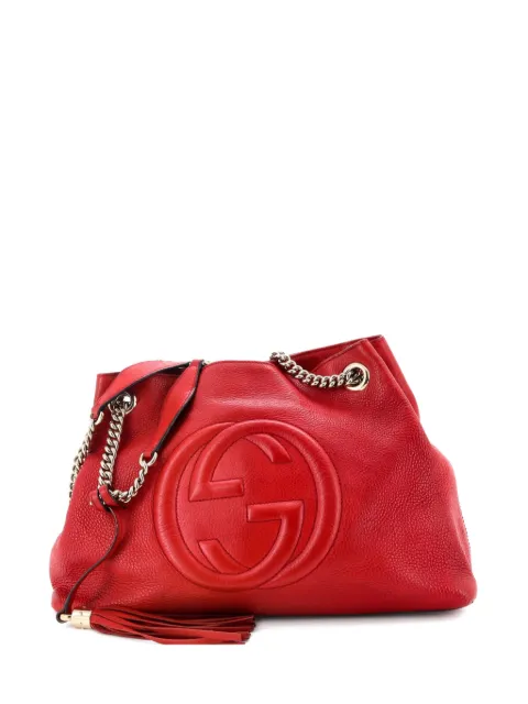 Gucci Pre-Owned Soho Chain Strap Leather Medium shoulder bag Red 22U95WVKIEJWCQRG