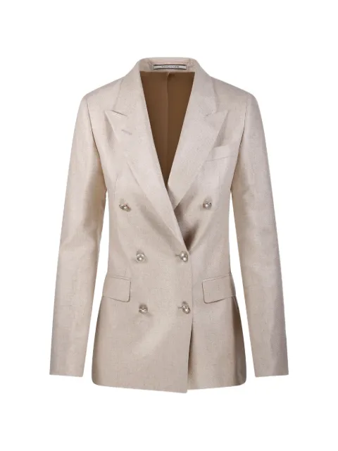 Tagliatore double-breasted jacket Neutrals JPARIGI10B440044