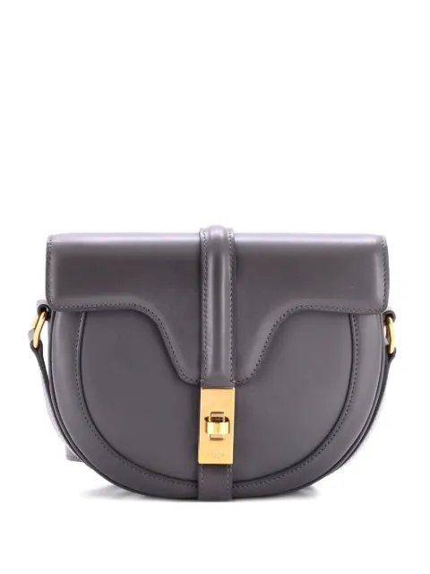Celine Pre-Owned Besace 16 Bag Smooth Calfskin Small crossbody bag Grey 7UPAIC4PDJFK2NM8